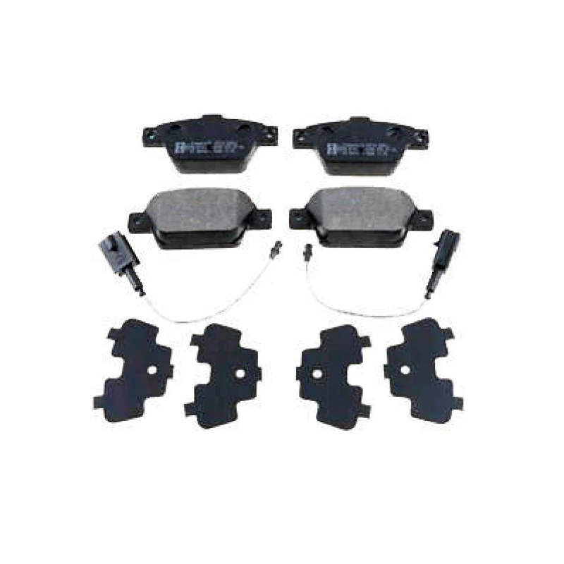 Image of ZIMMERMANN 23714.175.1 Brake pad set Rear Axle, incl. wear warning contact, Photo corresponds to scope of supply Brake Pad Set,disc brake (402)