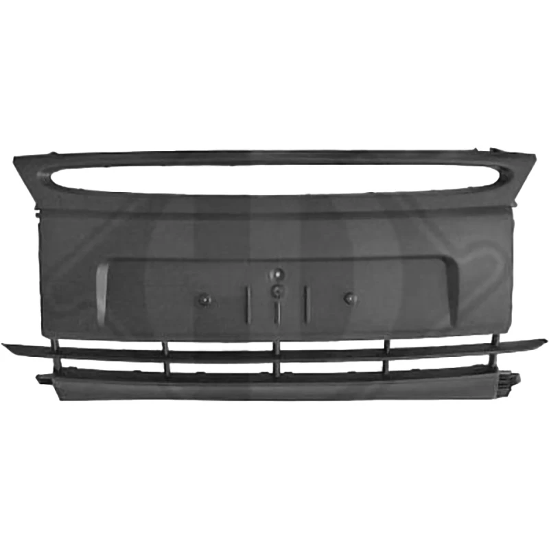Image of DIEDERICHS 1460050 Bumper Front, grey Bumper (938)