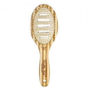 image of Olivia Garden Healthy Hair Ionic Paddle Hairbrush HH-p5 Oval Vented