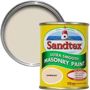 image of 150ml Tester Smooth Masonry Paint Sandblast - Sandtex