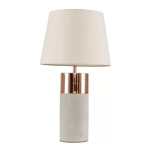 Image of Finley Table Lamp with Beige Aspen Shade