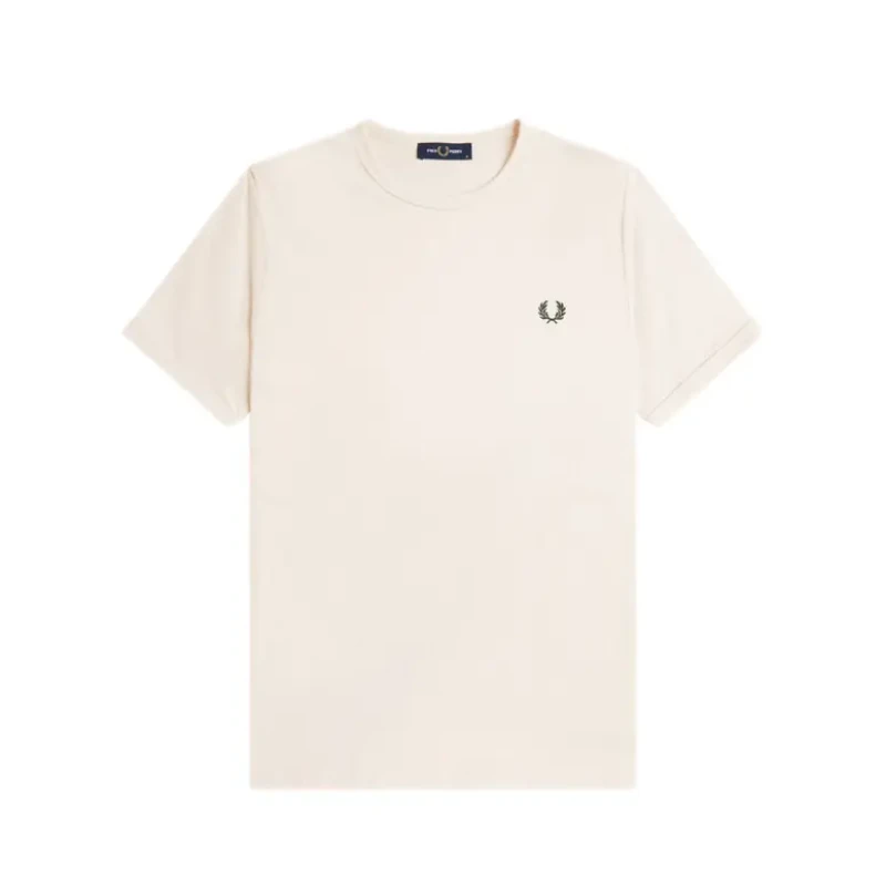 Image of Fred Perry T-Shirt Fred Perry Ringer Beige Male S