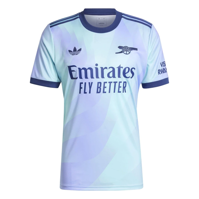 Image of adidas Arsenal Third Shirt 2024 2025 Adults - Blue Blue XS