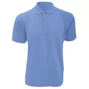 Image of Kustom Kit Mens Klassic Superwash Short Sleeve Polo Shirt (2XL) (Light Blue)