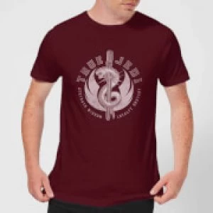 image of Star Wars: The Rise Of Skywalker True Jedi Mens T-Shirt - Burgundy - XXL