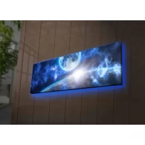 Image of 3090NASA-015 Multicolor Decorative LED Lighted Canvas Painting