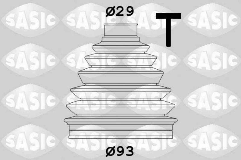 Image of CV boot kit, drive shaft SASIC 1900029