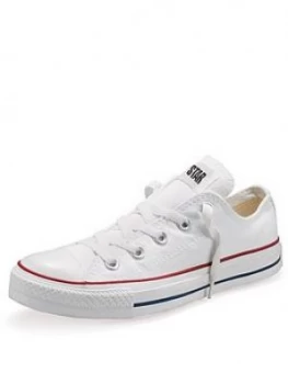 image of Converse Chuck Taylor All Star Ox Core Childrens Trainer, White, Size 11