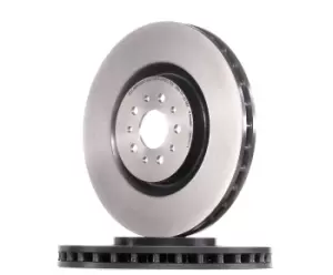 Image of PAIR PAINTED BREMBO BRAKE DISCS 09.8933.11