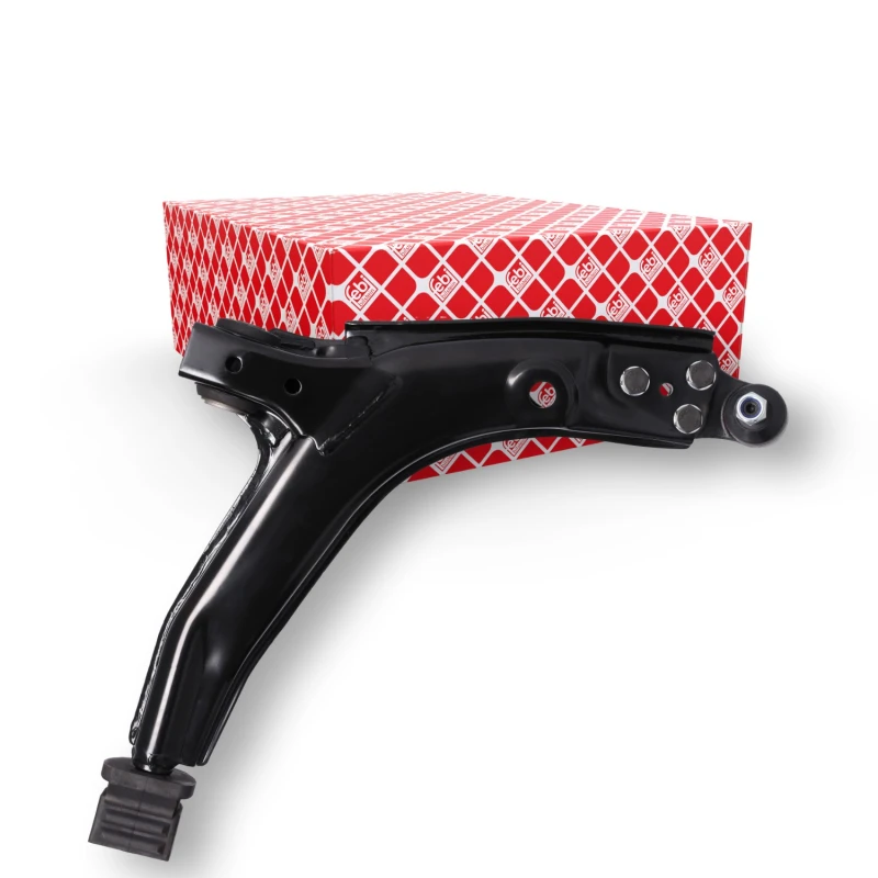 Image of FEBI BILSTEIN 06158 Suspension arm Control Arm, Sheet Steel, Lower, with ball joint, with rubber mounts Sheet Steel Track Control Arm (273)
