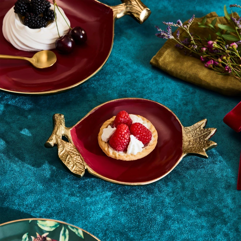 Image of Biba Biba Trinket Dish Set of 2 - Red Red One Size