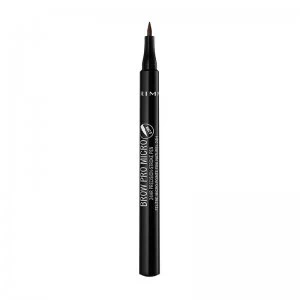 Image of Rimmel Brow Micro Precision Pen Dark Brown, Darkest Brown