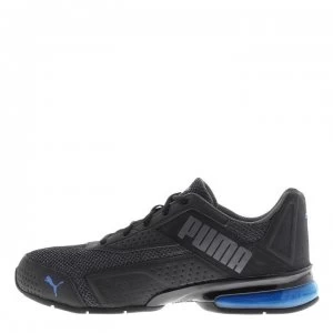 Image of Puma Leader VT Nubuck Mens Trainers - Grey/Blue