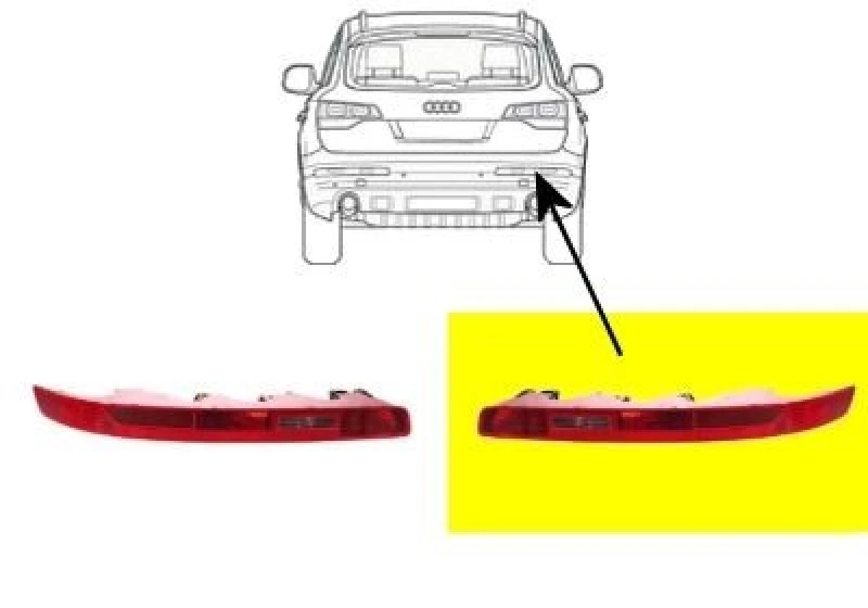 Image of VAN WEZEL 0381930 Rear light with bulb holder, Bumper Combination Rearlight (391)