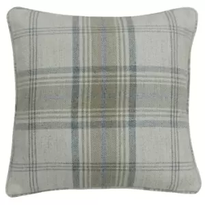 image of Aviemore Tartan Faux Wool Cushion Natural Beige, Natural Beige / 45 x 45cm / Cover Only