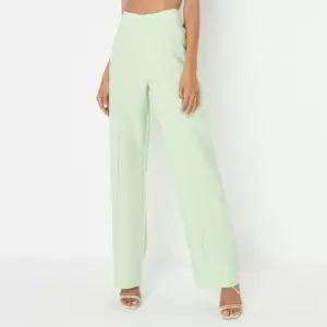 Missguided Slim Leg Tailored Trousers - Green