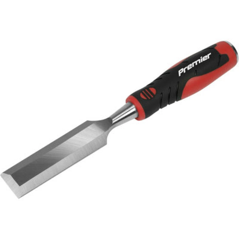 Image of Loops 32mm Hammer-Thru Wood Chisel - Bevel Edged Blade - Chrome Vanadium Steel Metallics