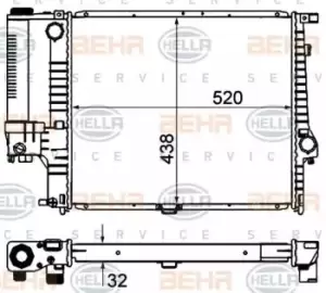 Image of x1 Behr Heat Exchanger 8MK376735-351 Genuine for 8MK 376 712-221 Made in China