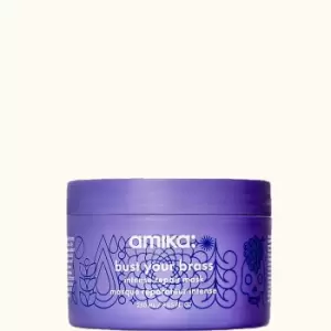 image of Amika Bust Your BrassCool Blonde Intense Repair Hair Mask - 250ml