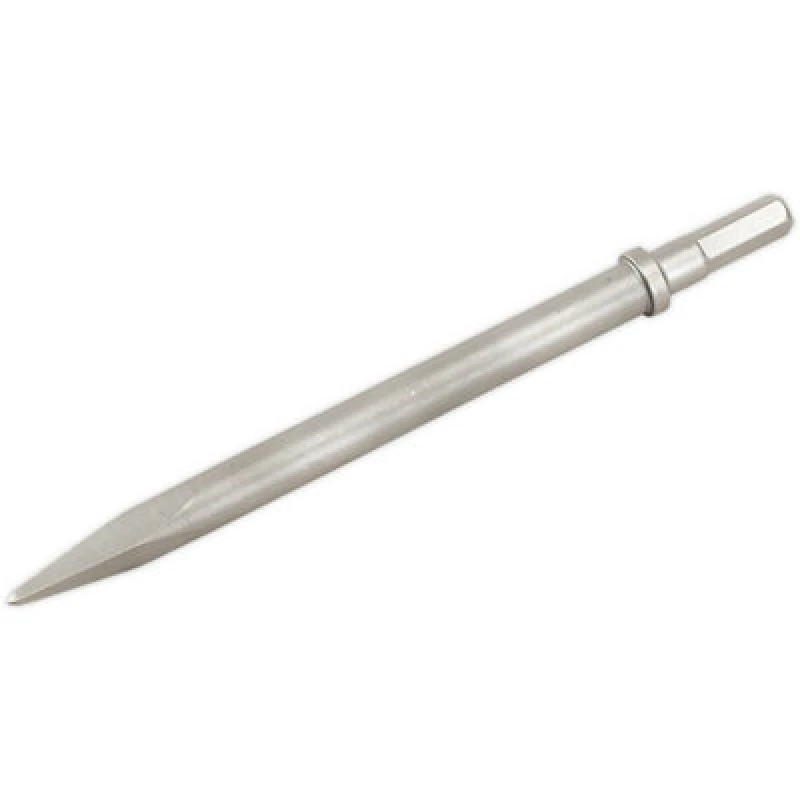 Image of Loops 250mm Pointed Chisel - Hex Shank - Suitable for ys07493 Heavy Duty Air Hammer Metallics