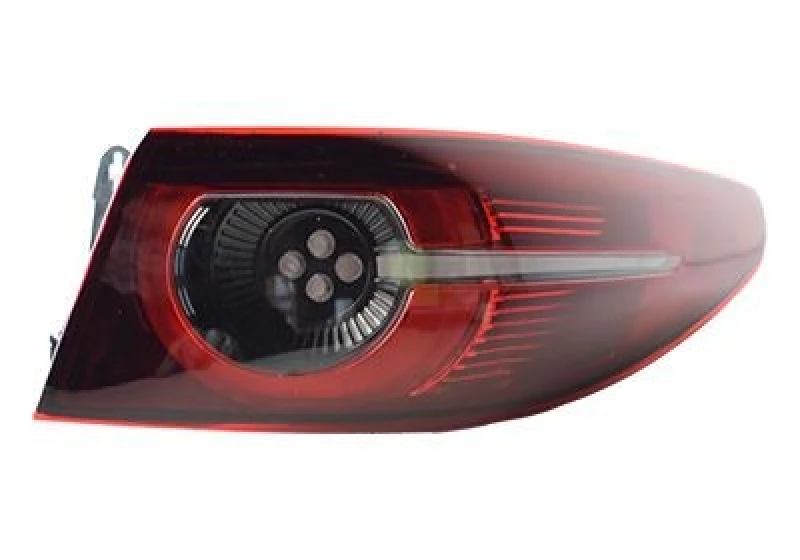 Image of VAN WEZEL 2706936 Rear light Outer section, without bulb holder, Right, LED Combination Rearlight (391)