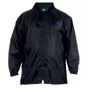 Image of Duke Mens Zac Kingsize D555 Packaway Weather Proof Rain Jacket (8XL) (Black)
