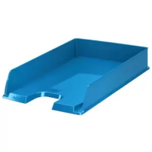 image of Rexel Choices Letter Tray, A4, Blue - Outer carton of 10