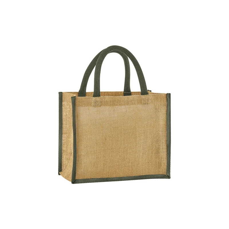 Image of Westford Mill Womens Starched Jute Midi Tote Bag in Green Green Female One Size