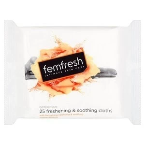 Image of Femfresh Wipes 25 Pack