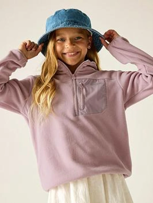 Image of Regatta Half-zip fleece for children Regatta Frankie Violet Unisex 11/12 ans