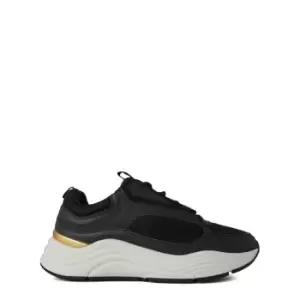 Image of MALLET Cyrus Croc Trainer - Black