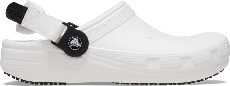 Image of Crocs Crocs Men Classic Work Clog in White Size: 11 White 11 Male 196265634873