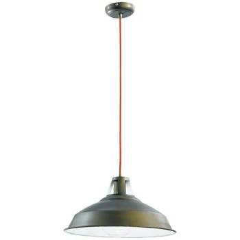 image of Fan Europe Lighting - Fan Europe BOGOTA Dome Pendant Ceiling Light Anthracite 39x20cm