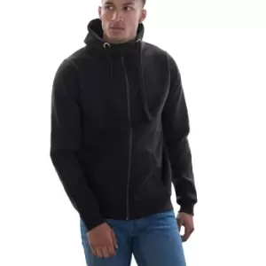 Image of AWDis Just Hoods Mens Graduate Heavyweight Full Zip Hoodie (3XL) (Charcoal)