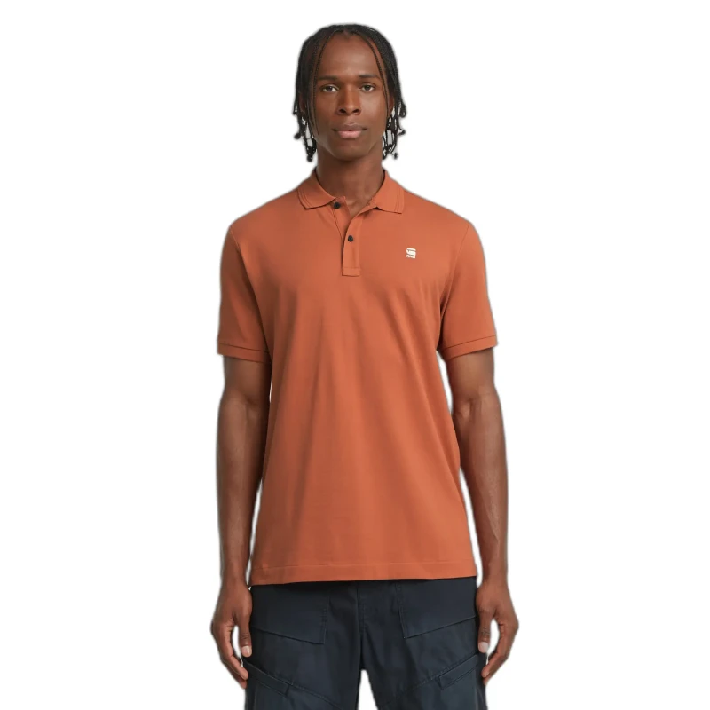 Image of G-Star Striped polo shirt G-Star Dunda Rouge Male S