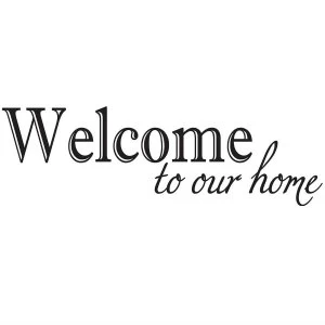 Image of Fine Decor Wall Pops Welcome Wall Sticker