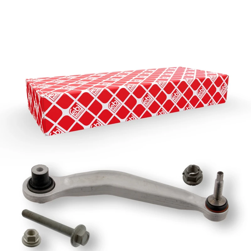 Image of FEBI BILSTEIN 40368 Suspension arm Control Arm, Aluminium, Rear Axle Right, with bearing(s), with fastening/mounting material Aluminium Track Control