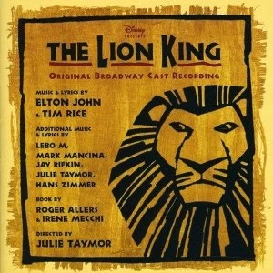 image of Disney's The Lion King: Original Broadway Cast Recording Soundtrack CD