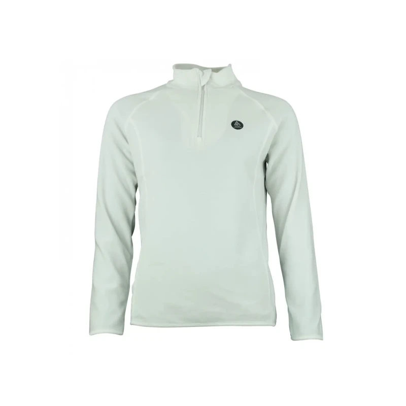 Image of Womens 1/2 zip fleece Peak Mountain Micro Blanc Female L