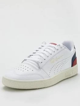 Puma Ralph Sampson Lo Perf Soft - White/Navy, Size 10, Men