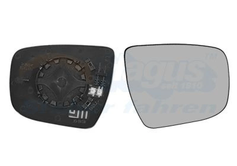 Image of VAN WEZEL Wing mirror glass VAN WEZEL 3372838