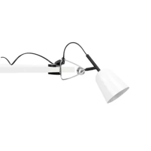 image of Studio White Clip Lamp, E14