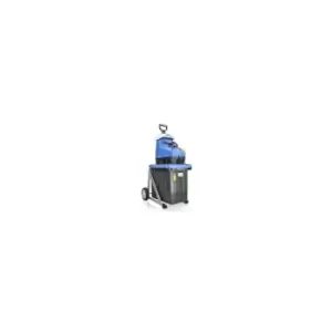 Image of Hyundai Electric Wood Chipper Shredder, 2800w and Corded Hedge Trimmer 680W Bundle