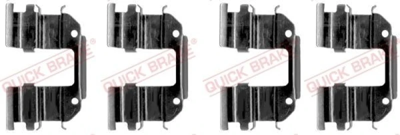 Image of QUICK BRAKE Brake pad fitting kit QUICK BRAKE 109-1285