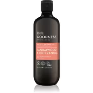 Image of Baylis & Harding Goodness Sandalwood & Rich Vanilla Natural Shower Gel 500ml