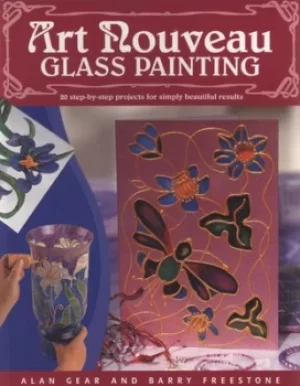 Image of Art nouveau glass painting by Alan D Gear
