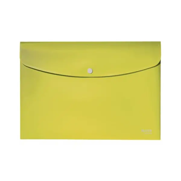 Image of Leitz Recycle Document Wallet Plastic A4 Yellow (Pack of 10) 46780015