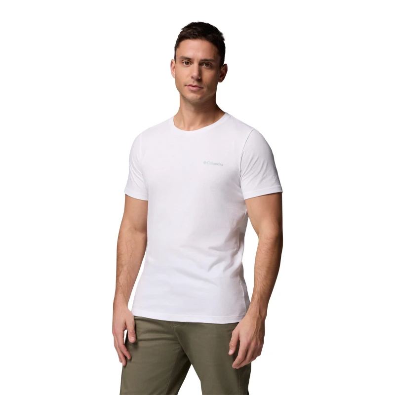 Image of Columbia Rapid Ridge Tee Mens White male Small