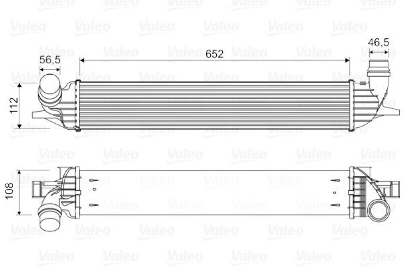 Image of Intercooler VALEO 818330