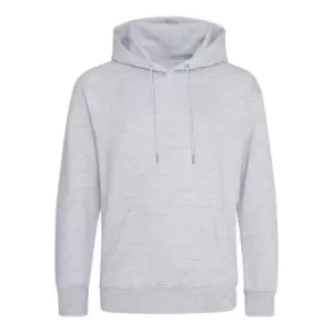 Image of Awdis Mens Organic Hoodie (L) (Grey Heather)
